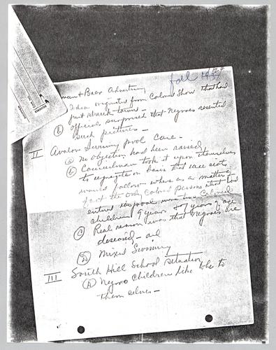 Outline, "Kaufmann & Baer Advertising