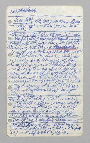 4. Diary