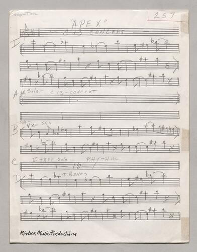 257 Apex Sop-tenor sax