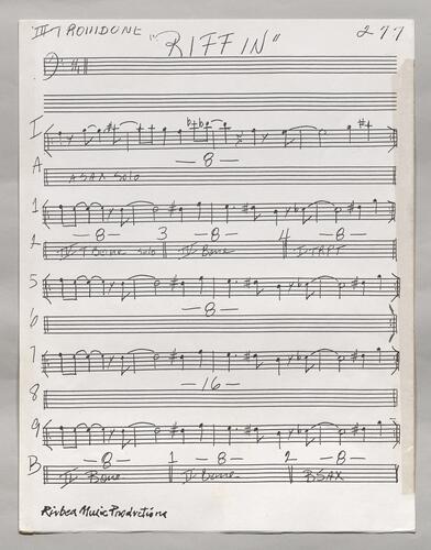 277 Riffin Third trombone