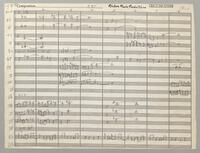 291 Curtains Manuscript score