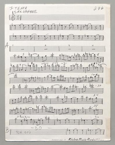 296 No title First tenor sax
