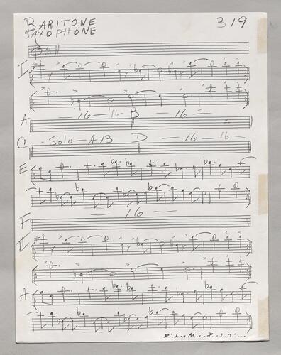 319 Spots Baritone sax