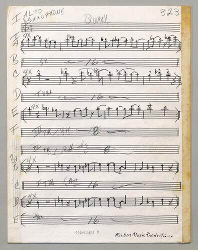 323 Quark First Alto sax