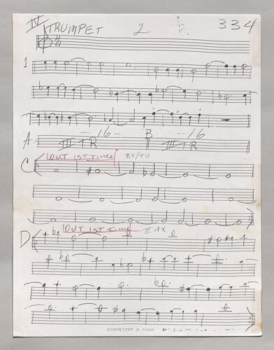 334 No title Orch I Fourth trumpet