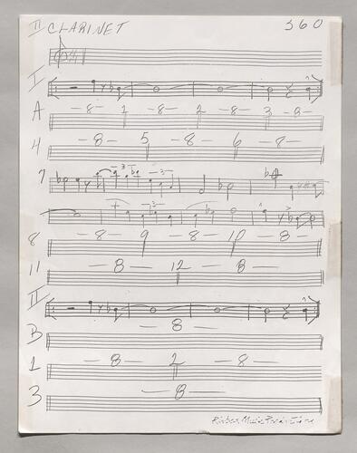 360 30 Musicians Second clarinet