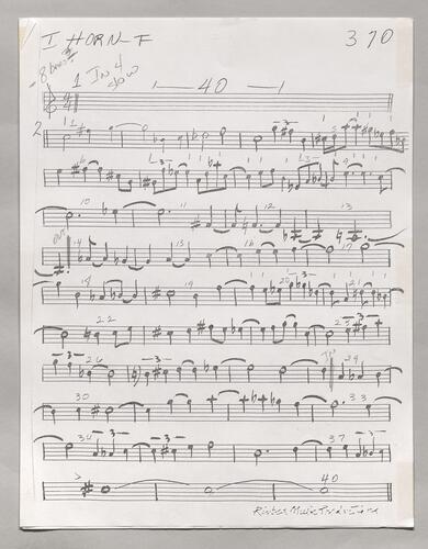 370 Watercolors First French Horn