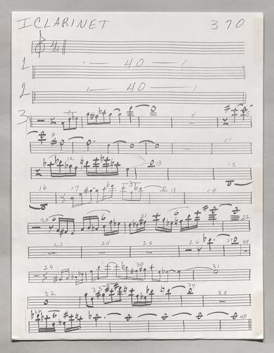 370 Watercolors first clarinet