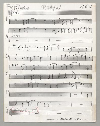 401 Robyn Second alto sax