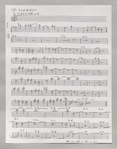 420 Zodiac Second Soprano sax