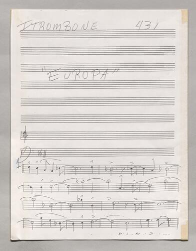 431 Europa First trombone