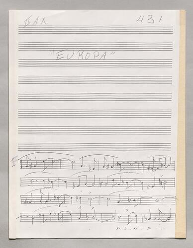 431 Europa Second Alto Sax