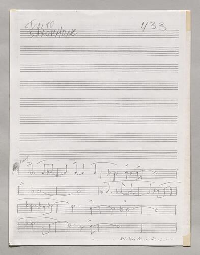 433 IO First Alto Sax