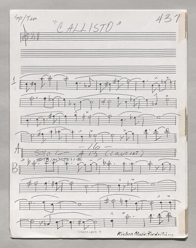 437 Callisto Sop-tenor sax