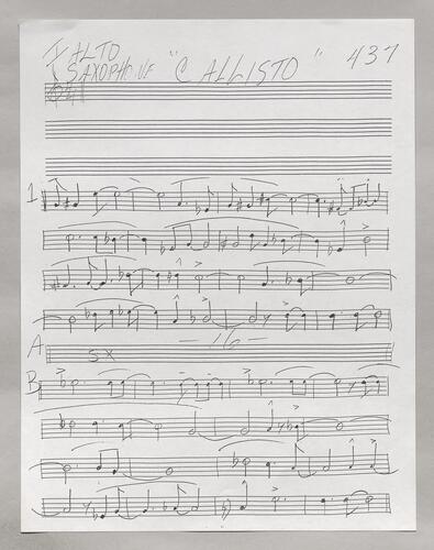 437 Callisto First Alto Sax