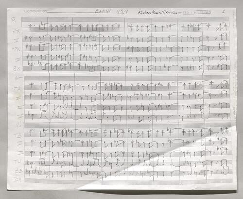 434 Earth Partial Manuscript score