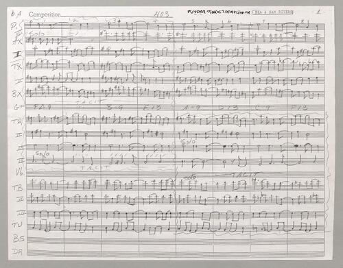 403 Monique Themetic material for harmonic variations