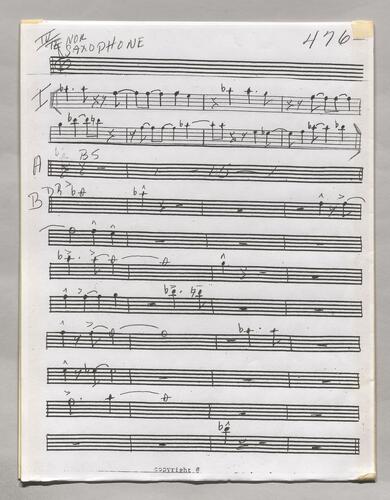 476 No title Fourth tenor sax