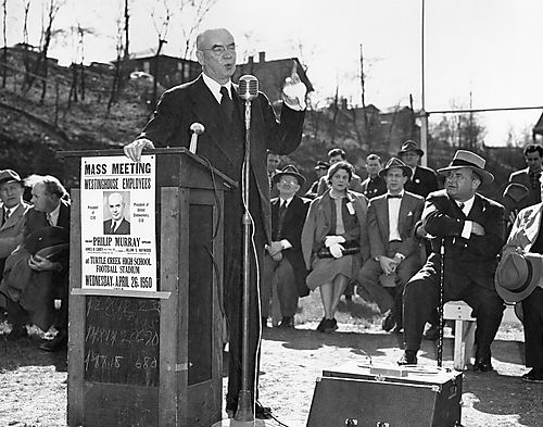 Philip Murray at IUE Rally