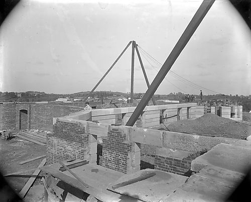 Allegheny Observatory construction