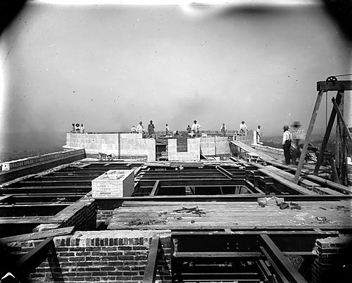 Allegheny Observatory construction