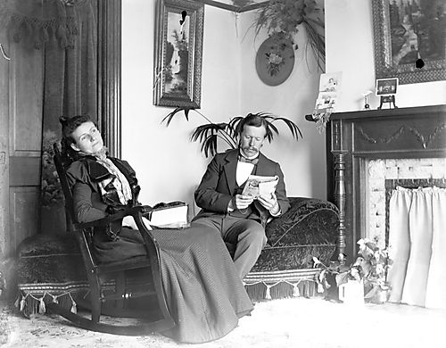 Reading in the Parlor