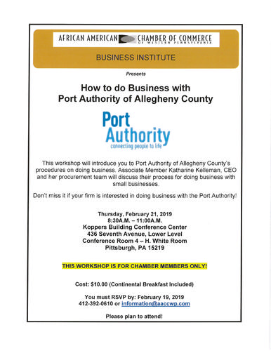 BI-2019-02-21-How to do Business with Port Authority
