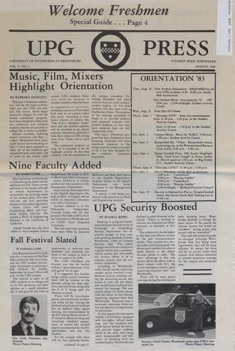 University of Pittsburgh at Greensburg press