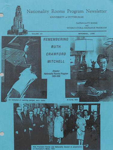 Nationality Rooms Program newsletter