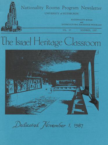 Nationality Rooms Program newsletter