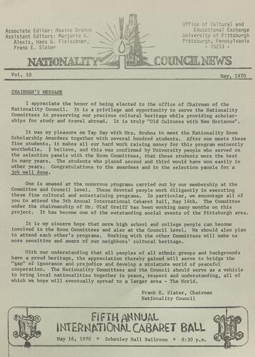 Nationality Council news