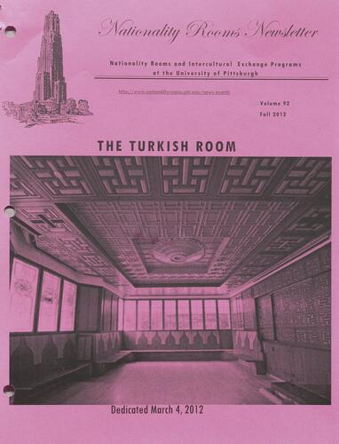 Nationality Rooms newsletter