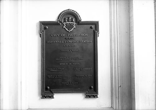 Aspinwall Pumping Station Tablet