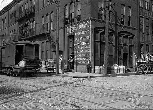 Downtown Street Corner