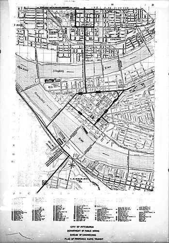 Map of Downtown and North Shore