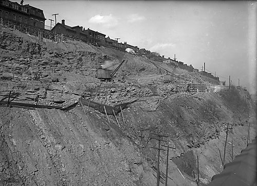 Boulevard of the Allies Wall Construction