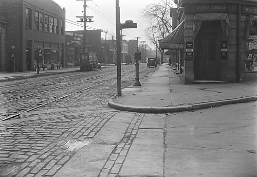 Larimer Business District in the 1920s