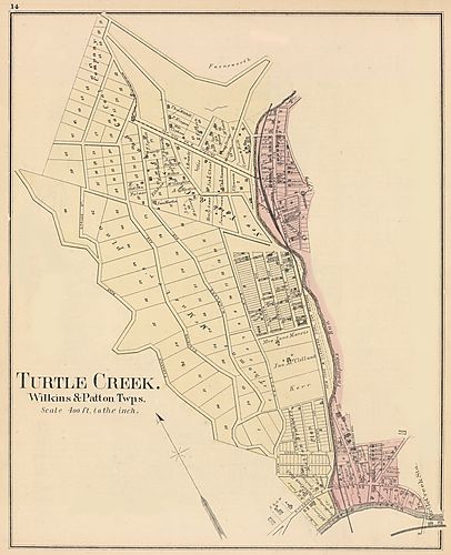 Turtle Creek, Wilkins, Patton Twps