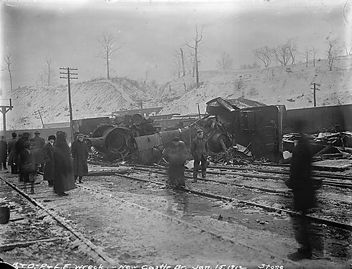 Wreck on New Castle Bridge