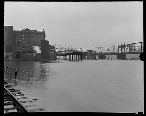 P&LERR Station Grounds During Flooding