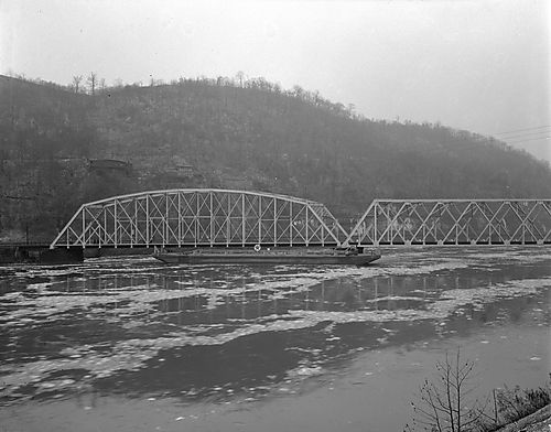 P. C. & Y Bridge Damage