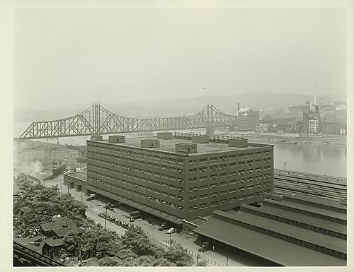 P&LE Terminal Warehouse from Mount Washington