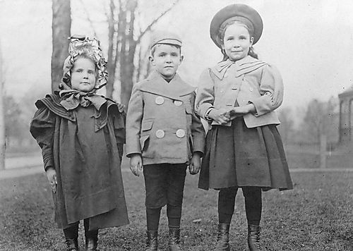 Spencer Children in Coats