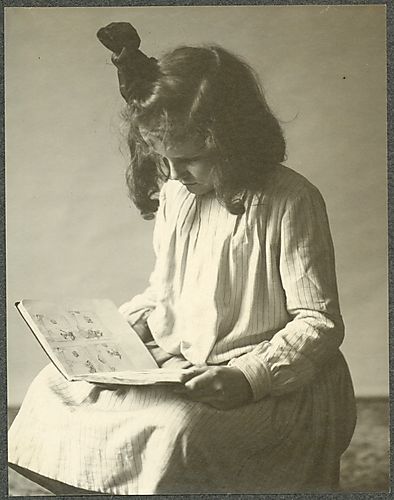 Mary Reading Comics