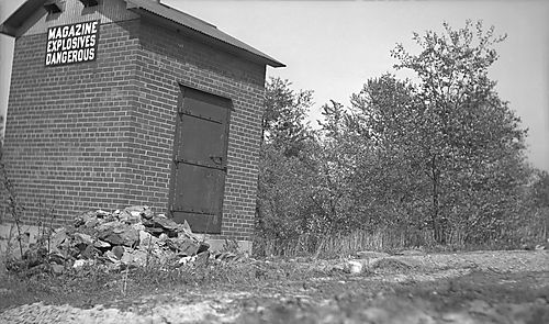 Nickeson Shaft Explosives Storage Shed