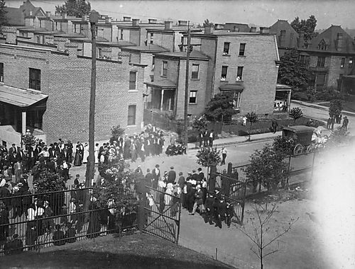Strikers on Braddock Avenue