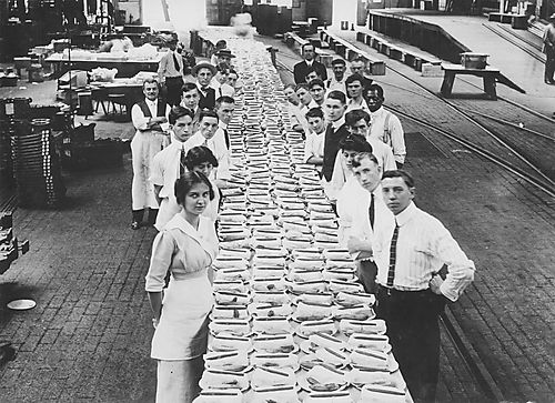 Preparing Lunch for Workers at the Switch