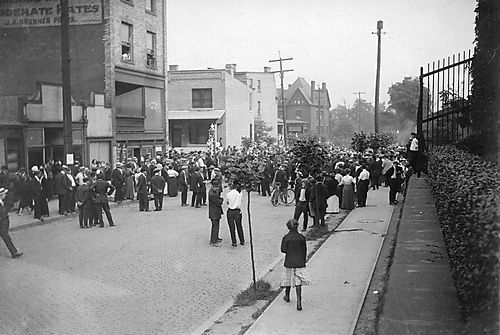 Strikers on Braddock Avenue