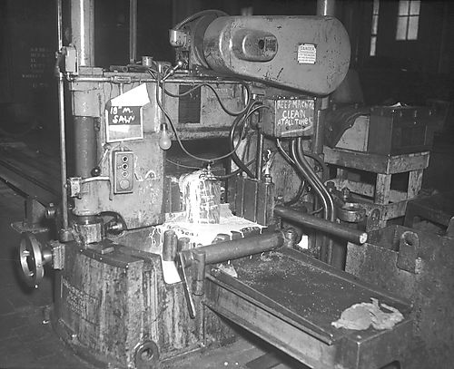 18" Saw at #2 Machine Shop