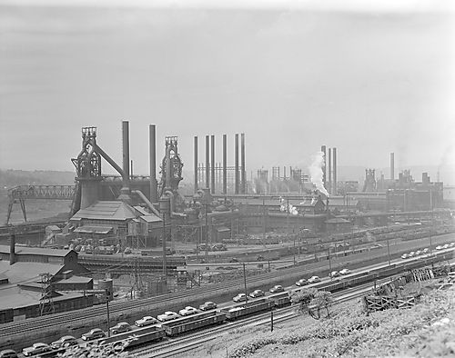 Carrie Furnace View from Rankin Hillside